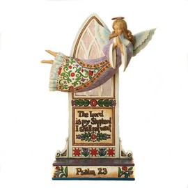 Jim Shore Angel He Is My Shepherd
