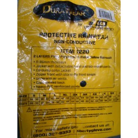 DuraWear Liberty Glove DuraWear Non Conductive Rainwear 3 Piece Rainsuit 1020 2xl