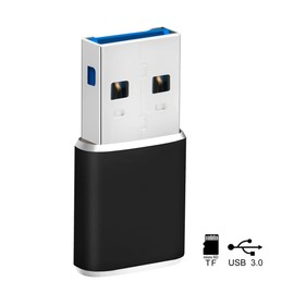 Lyaciomn Aluminum Mini USB 3.0 Memory Card Reader Adapter for Micro-SD Card/TF Card Reader Adapter Pc Computer Laptop