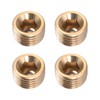QUARKZMAN 1/4 Inch G Male Thread Brass Pipe Fittings x