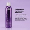 RUSK Deepshine PlatinumX Mousse, Lightweight, Alcohol-Free, for Platinum, Blonde, Gray,