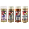 Bolner's Fiesta Chili Pepper Seasoning 4 Flavor Variety Bundle, (1) Each: Lime Pepper, Garlic Pepper, Chili Lime, Salt Free Lemon Pepper, 5.5-6 Oz. Ea.