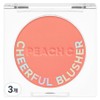 Peach C Cheerful Blusher 4g, 02 Peachful, 3 pcs / 피치씨 치어풀 블러셔 4g, 02 피치풀, 3개