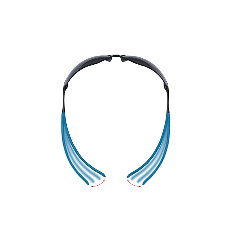 JSP - Rigi Spectacle with Clear Lens and Blue Temples