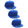 L.O.G.A. Plain Flat Bill Visor Blank Snapback Hat Cap with