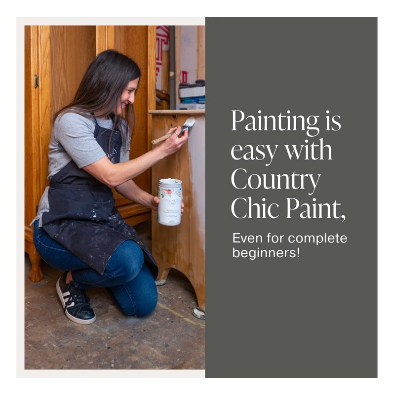 Country Chic All-in-One Chalk Paint for Furniture, Cabinets, Home Decor,