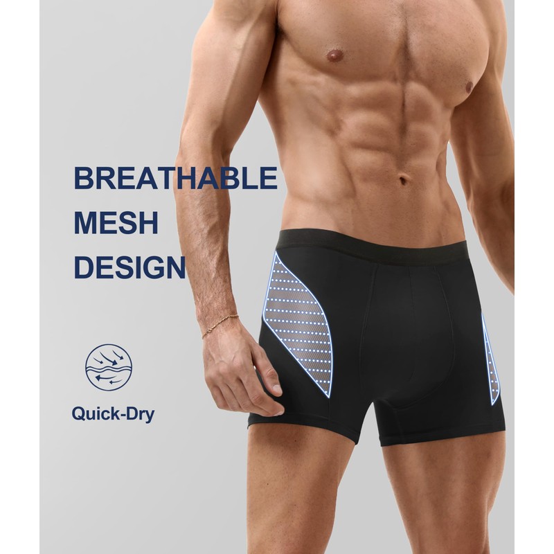 SUNCHIRI Incontinence Underwear For Men, Athletic 80ML Absorbency Washable Reusable