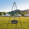 Guogiyala Tripod Foldable Grill - Camping Fire Adjustable chain grill