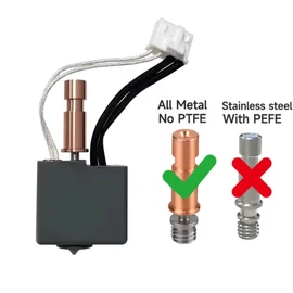 for Anycubic 3D Printer Accessory Quick Release Hotend with 0.4mm Nozzle for Anycubic Kobra S1 Combo and Kobra S1
