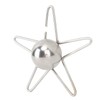 Coffee Cooling Tool with Reusable Metal Ice Sphere Stainless Steel
