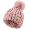 REDESS Womens Winter Knitted Beanie Hat Warm Fleece Lined with