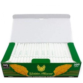 Golden Harvest - Tubos para filtro de cigarrillos, mentol, tamaño king (5 cajas/1000 tubos)