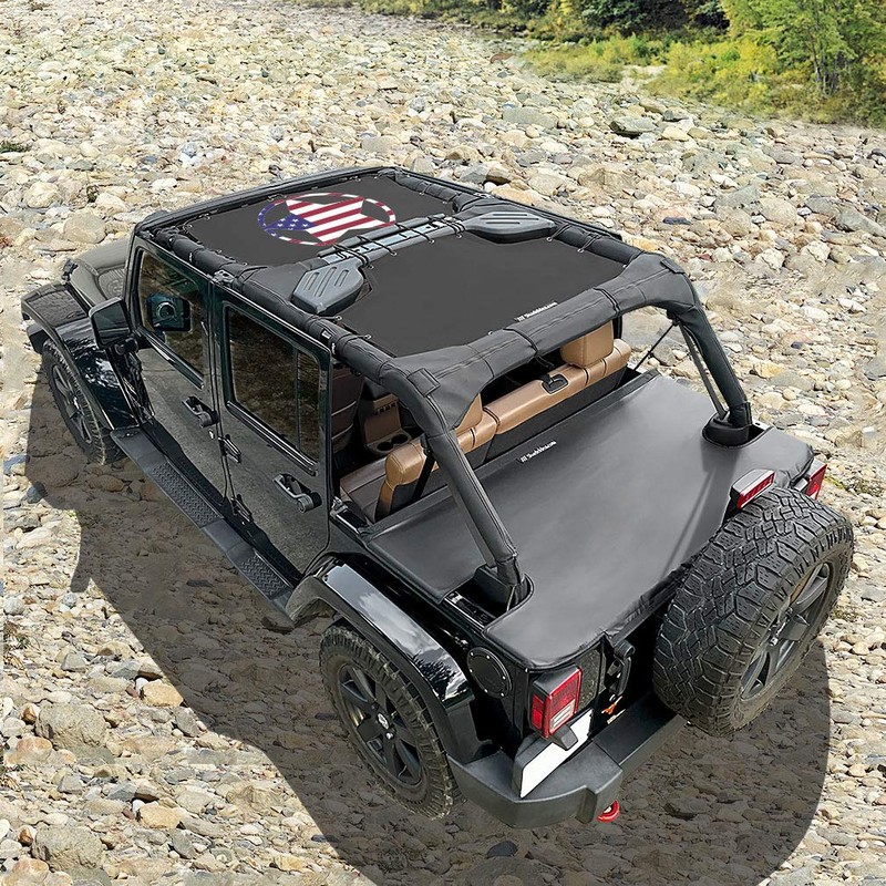 Shadeidea JK Sun Shade Top Compatible with Jeep Wrangler JKU
