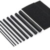FishTrip Fishing Rod Repair Kit Complete,10pcs Carbon Fiber Sticks with