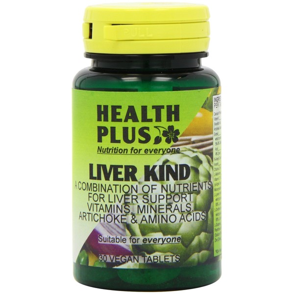 Health Plus Liver Kind One-a-day Multi Nutrient Liver Support Supplement - 30 Tablets
