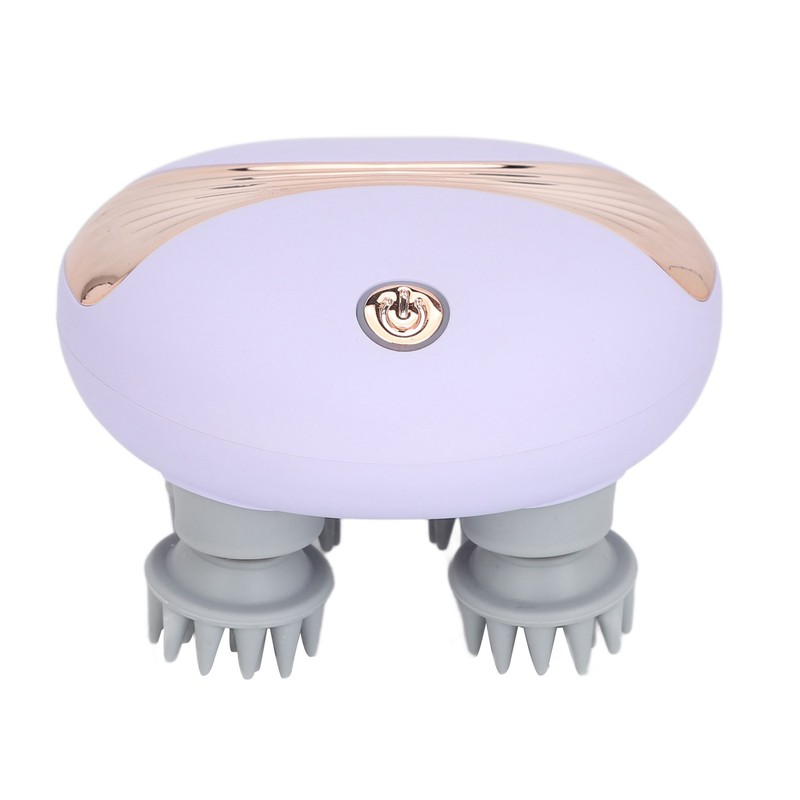 Electronic Scalp Massager Waterproof Kneading Vibration Multi Functional Rechargeable Handheld
