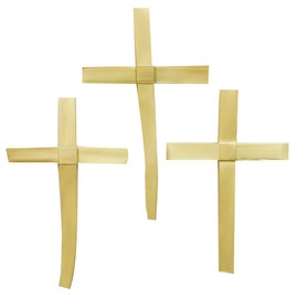 F A Dumont Hand Made Palm Sunday Palm Crosses - Pack of 50-7.5" Tall