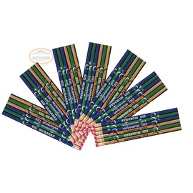 Islamic Gifts 123 Eid Mubarak Pencils [48 Pack] Happy Eid Mubarak Customized Party Favors Eid decoration Muslim Gifts Ramadan Favors Ramadan Decor