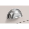 HARMAC HOUSE Cabinet Cup Handles 10 Pack Shell Shape Cupboard