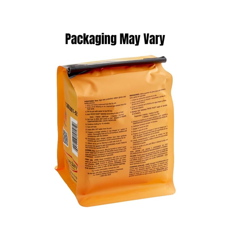 Fryer Puck 401304001 4oz Deep Fryer Cleaner Tablets (5 Tabs/Box)