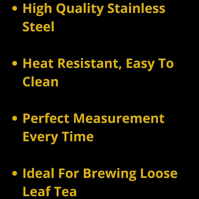 Tea Measuring Spoon, Stainless Steel, 1 Perfect Cup of Loose