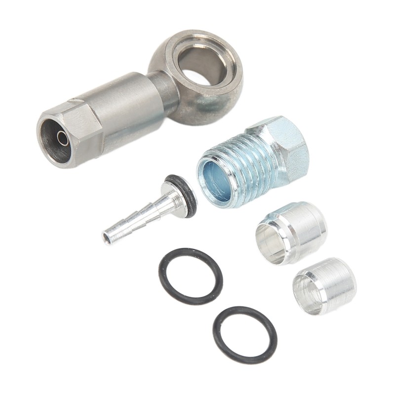 Bike Olive Hose Fittings Kit Stainless Steel Five Wire Body