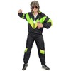 Foxxeo 80s Costume for Adults Premium 80s Tracksuit Assi –
