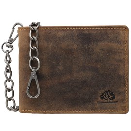 Greenburry Vintage Men's Leather Wallet Brown Landscape Format