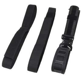 3 IN 1 Tactical Belts for Men Military Heavy-Duty Webbing Belt Adjustable Nylon Belts with Quick- Release Metal Buckle, Blk, adjustable