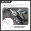 CEERAYZ 185mm Notch Scissors All Purpose Heavy Duty, Garden Shears,