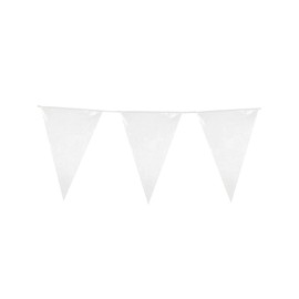 Boland Elegant Decoration Bunting Banner 45x30 cm - Durable White Plastic/Polyethylene, Perfect for Parties, Easy to Hang, Versatile for Events.