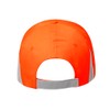 BLUECHOLON 5 Panel Polyester High Vis Adjustable Sports Hat Neon