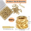 QSJ Threaded Insert 400Pcs M3 x L4 x D5 Heat