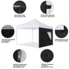 COOSHADE Instant Canopy SunWall 10x10 Canopy SideWall for Pop up