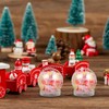 STOBOK Snow Globe, 10pcs DIY Clear Christmas Water Globe Plastic