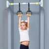 LYPPUL Gymnastics Rings for Kids, Home Exercise Rings,Fitness Children Trapeze