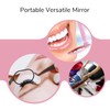 Miuffue Lash Mirror for Eyelash Extensions, 2inch Foldable Eyelash Mirror