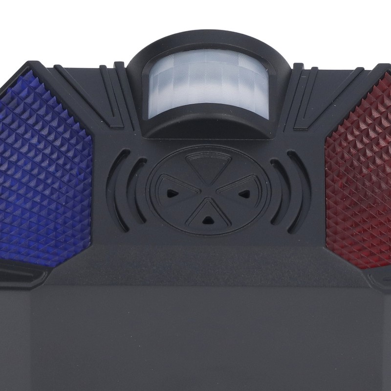 Solar Alarm Lamp IP65 Waterproof Infrared Siren Sound Light Alert