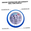 Kisangel 2pcs Multi-Functional Home Hygrometer Round Thermometer Digital Indoor Room