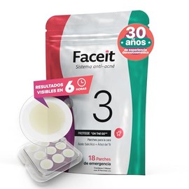 FACEIT Parches para Acne Pimple Patch con Tecnología Micropuntos I 18 Parches para Granos, Espinillas y Barros con Acido Salicilico y Árbol de Té