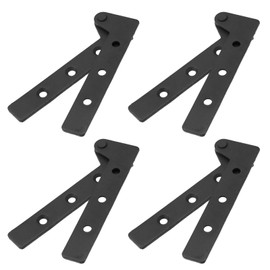 Antrader 360 Degree Rotatable Pivot Hinge for Window or Door Pack of 4,Black
