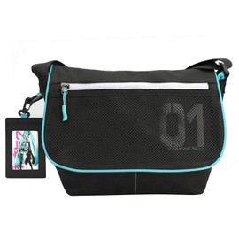FIREFIRST Hatsune Miku & Kagamine Rin Lens Crossbody Messenger Shoulder Bag, turquoise
