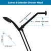 Hibbent All Metal 6 Inch Shower Head Extension Arm -