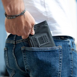 Lois - Wallet Boys Teenagers - Wallet Boys Teenagers with Youth Style - Wallet Men Wallet Boys Teenagers RFID Protection, black, casual