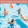 1 par de mancuernas de ejercicio acuático, aeróbicos de agua,