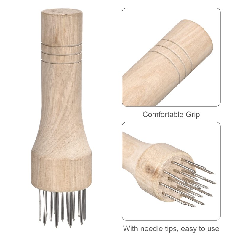 sourcing map Stainless Steel Meat Tenderizer, Meat Mallet Needle Nails