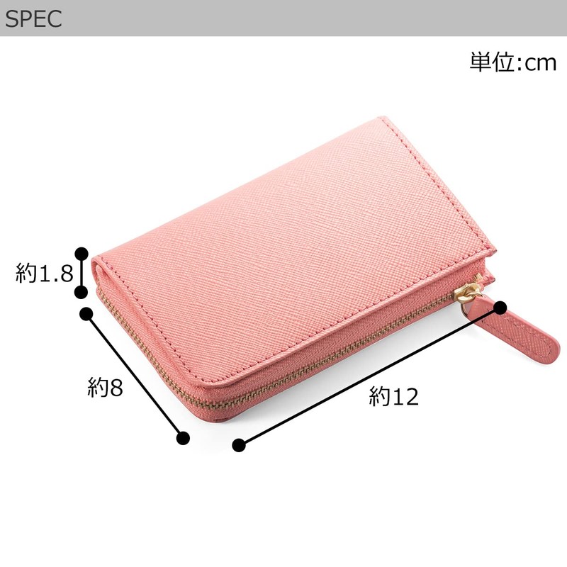 Corale Coin Purse, Coin Purse, Women's, Leather, Compact, Card Case,