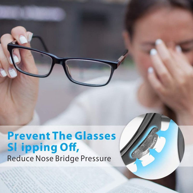 Eyeglass Nose Pads, Anti Slip Adhesive Thin Nose Pads for