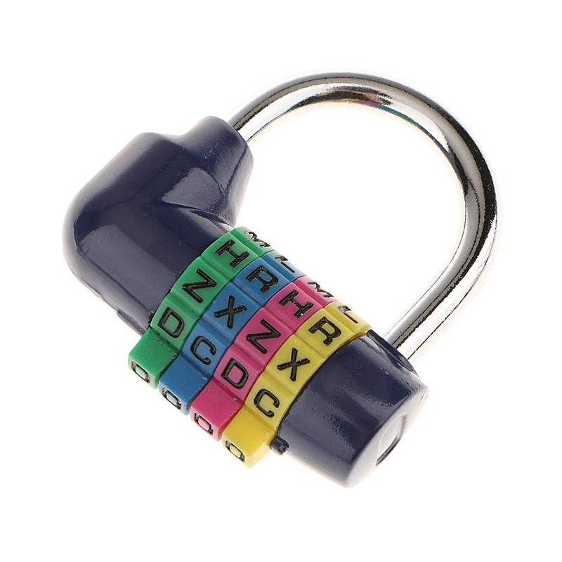 SDENSHI 4-letter combination lock, letter lock, padlock, combination lock, suitcase