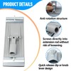 No-Flip Drywall Sander Head with Quick Release Clips and Universal